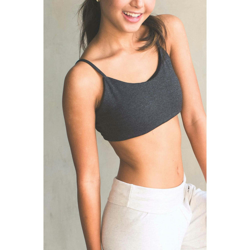 Bleum Petal Padded Reversible Girls Bralette Blush-Dove