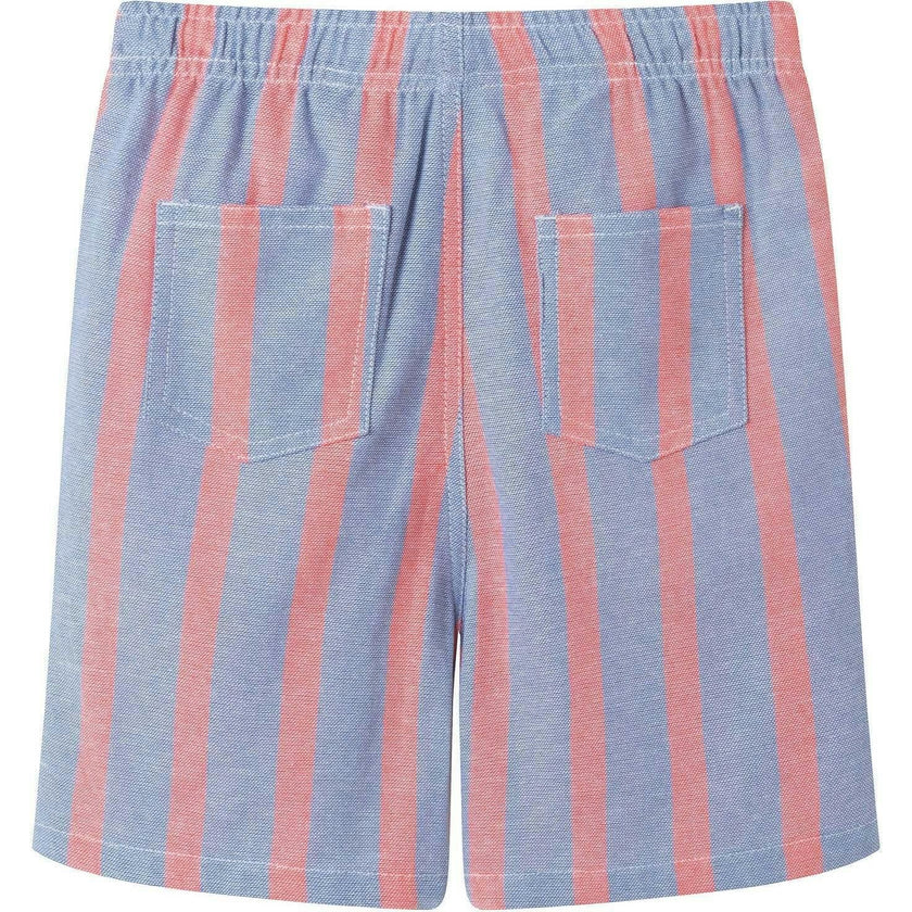 Boys Orange Striped Airy Oxford Set | Orange Stripe