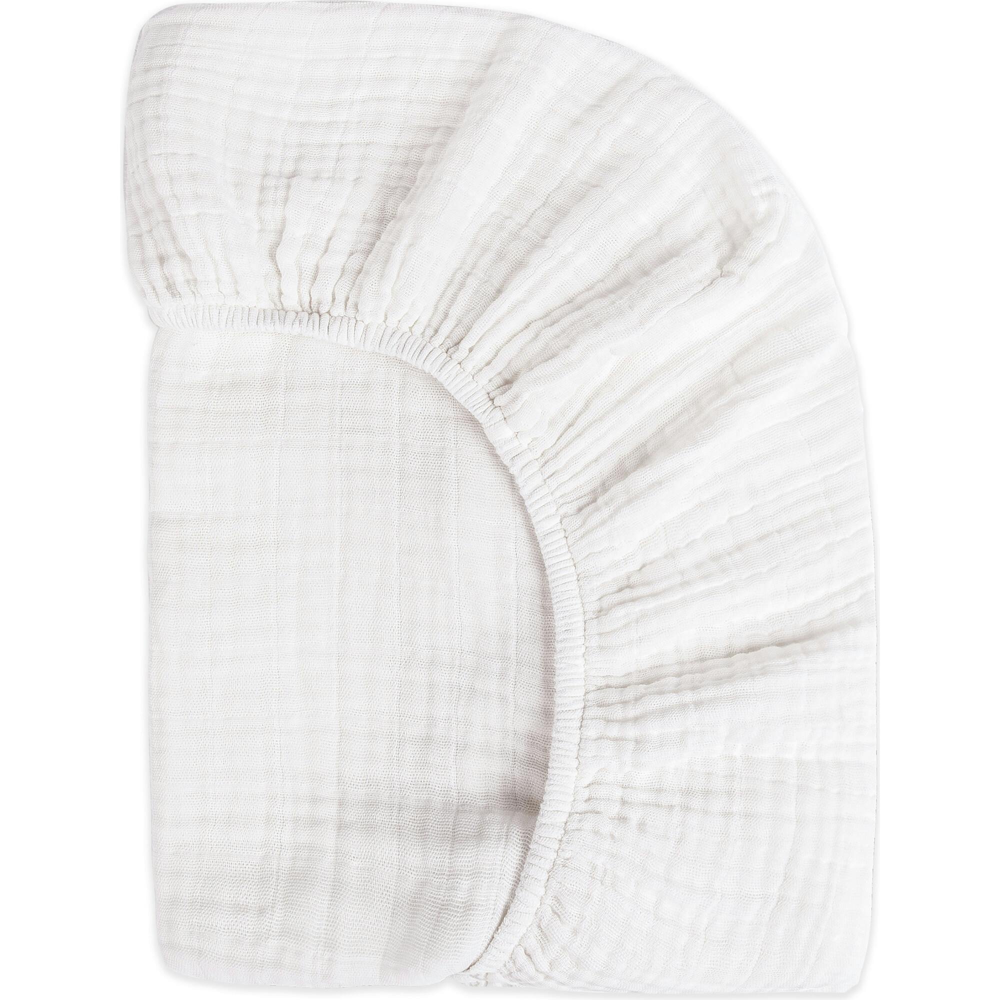 Organic Muslin Cotton Mini Crib Sheet