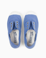 Hampton Canvas Plum Plimsolls in Cornflower