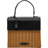 Medium Insulated Hand-Woven Wicker Lunchbox