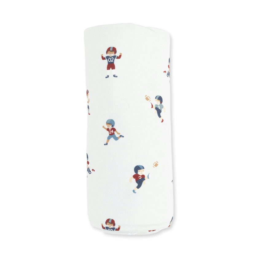 Tiny Footballers - Swaddle Blanket