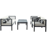 Alda Eucalyptus 4-Piece Outdoor Set