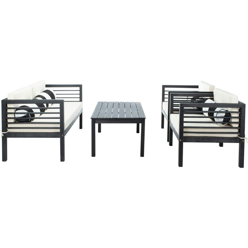 Alda Eucalyptus 4-Piece Outdoor Set