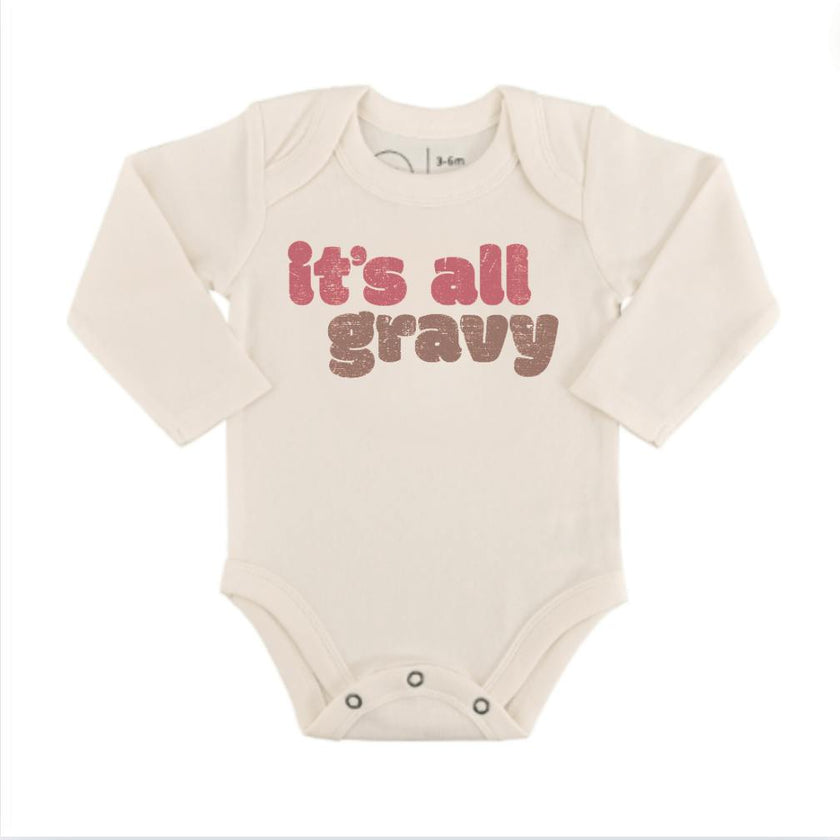graphic bodysuit | all gravy (long sleeve)