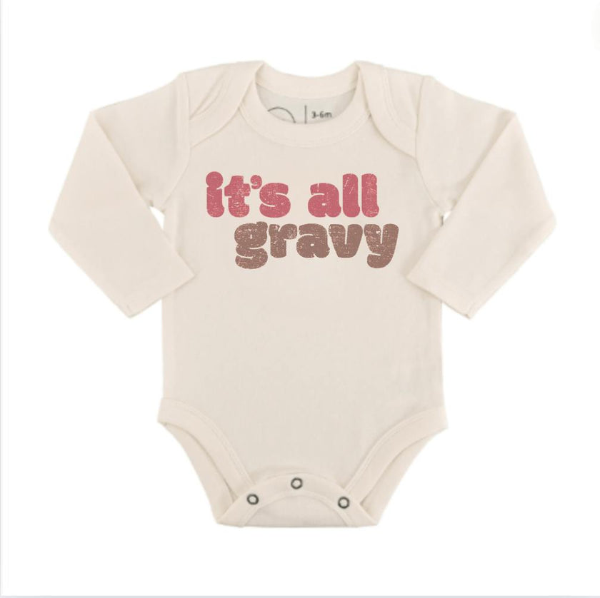 graphic bodysuit | all gravy (long sleeve)