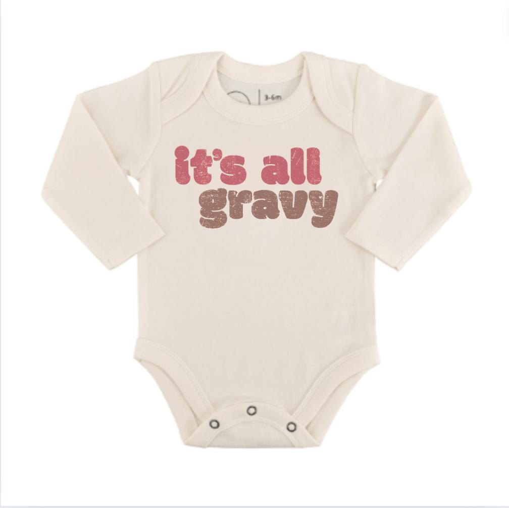 graphic bodysuit | all gravy (long sleeve)