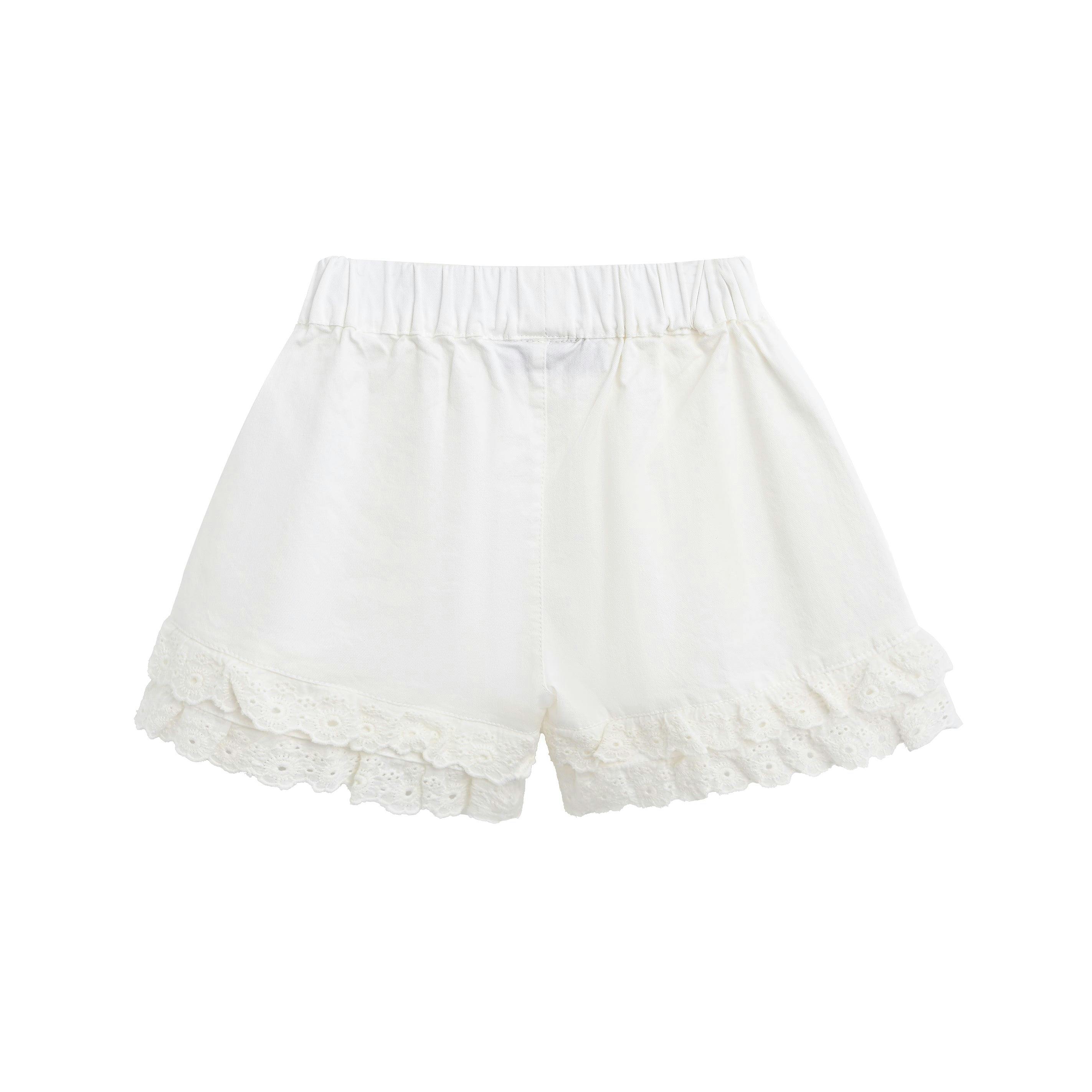 Beige Ruffle Bow Outfit Set