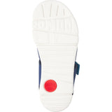 Oruga Sandals, Dark & Light Blue