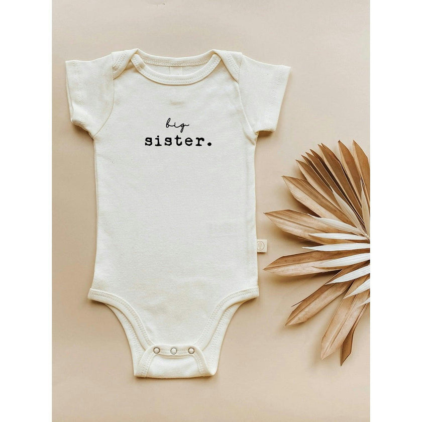 Big Sister Organic Baby Bodysuit