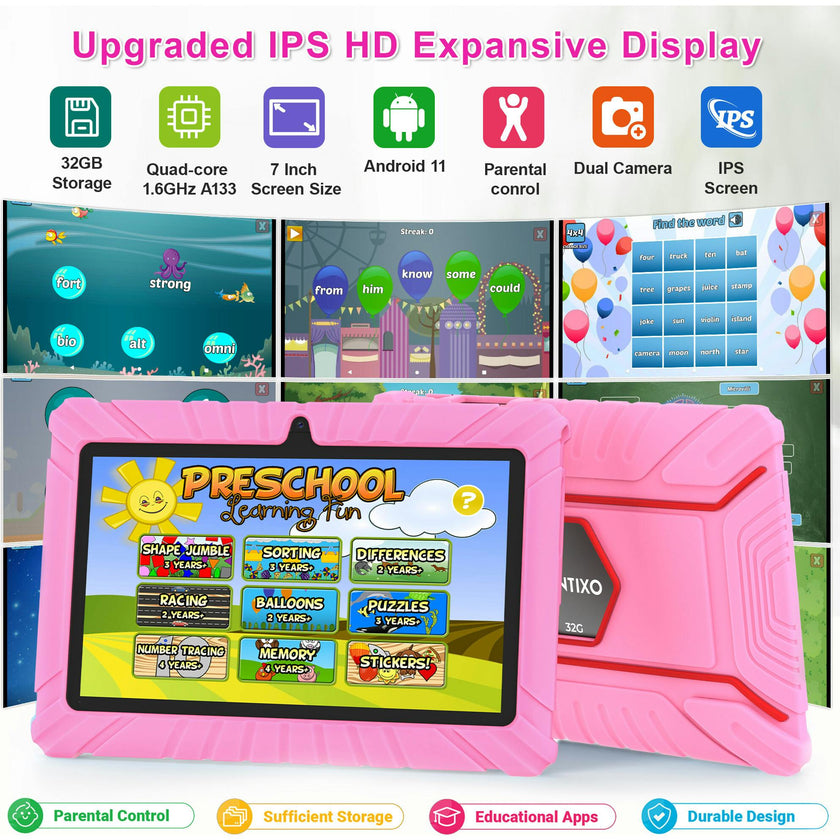 Contixo V8 32GB 7"" Kids Contixo Academy Tablet