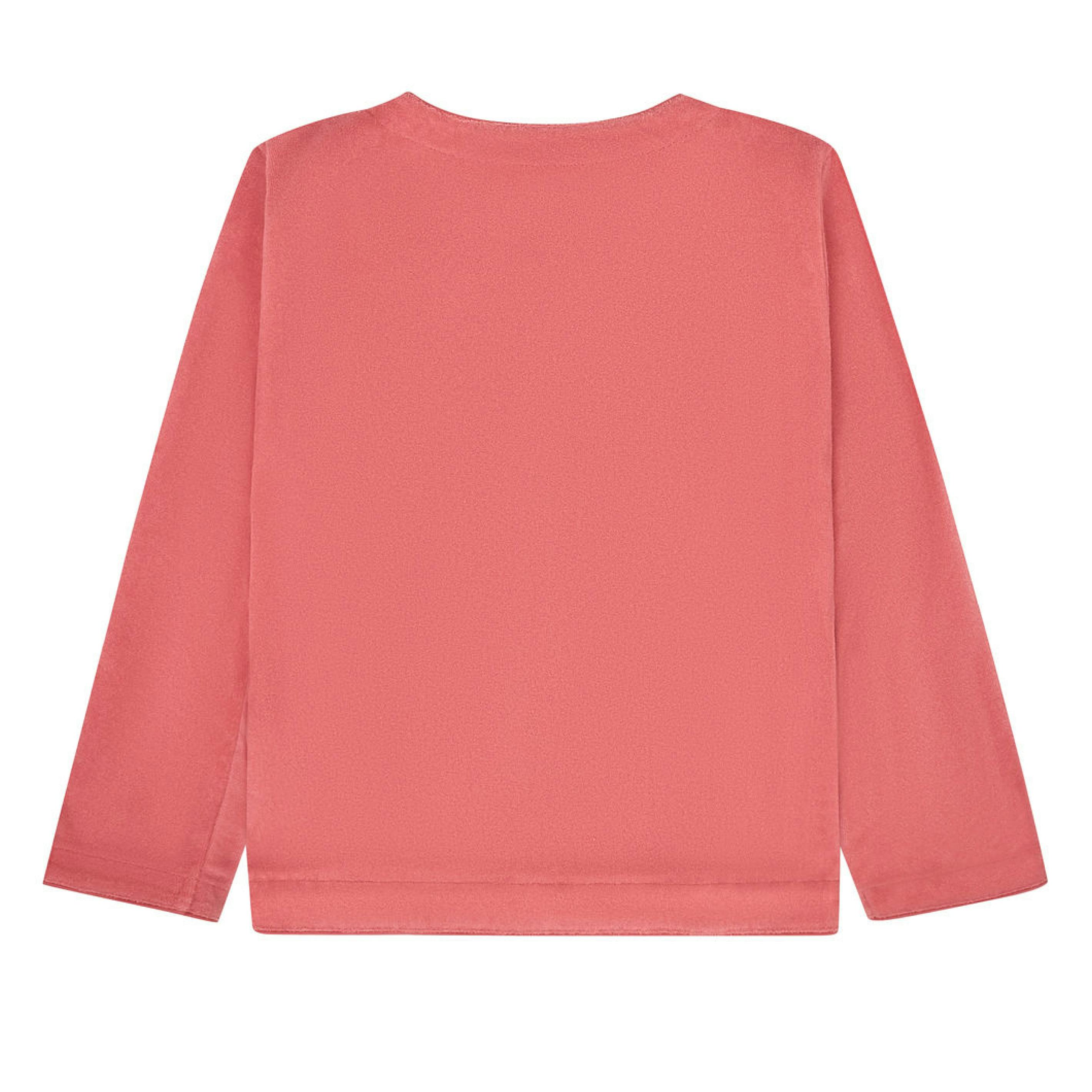 women's sailor red french terry jacket