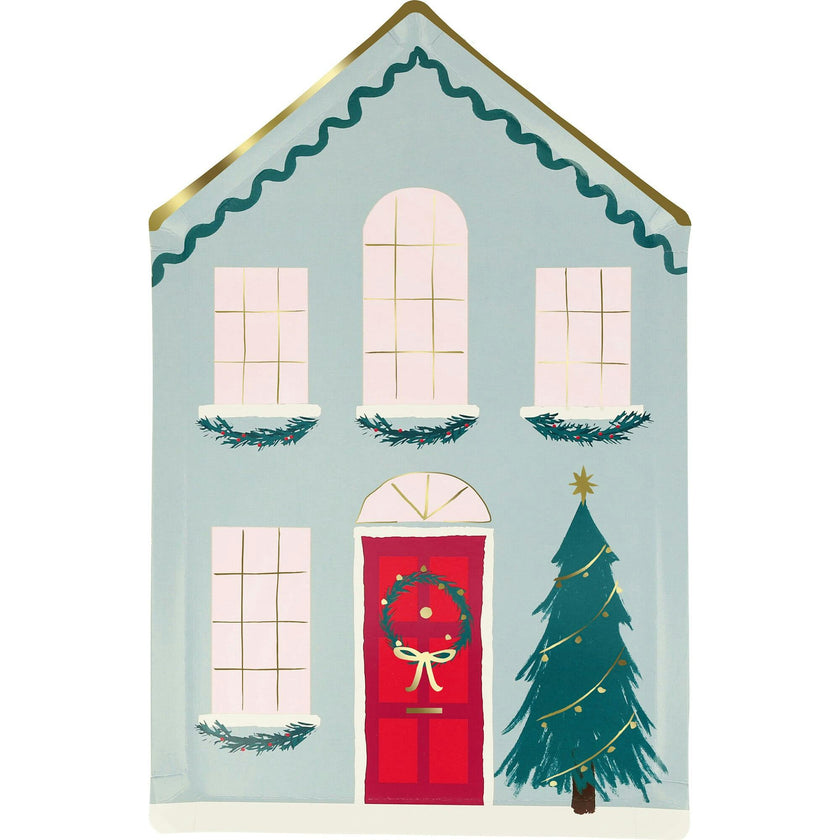Festive House Plates