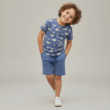 Organic Tee & Shorts Set - Dino
