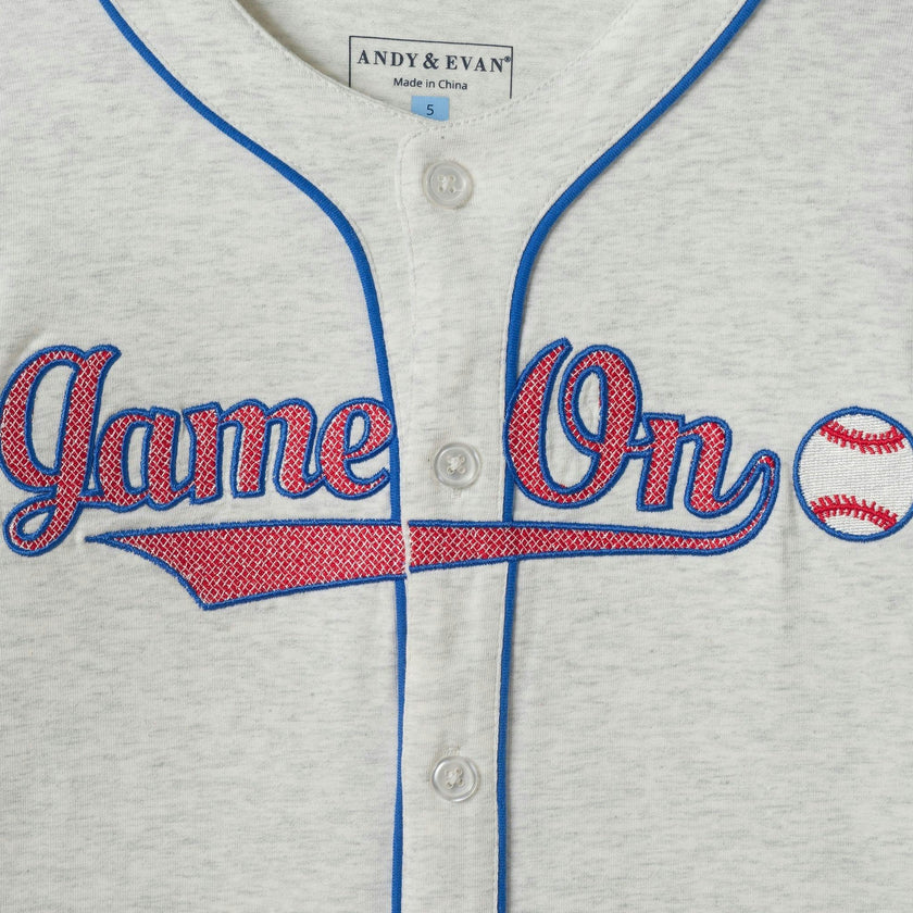 Slub Knit Baseball Jersey | Game On