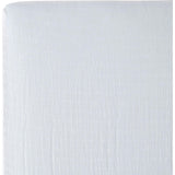 Cotton Muslin Crib Sheet - White