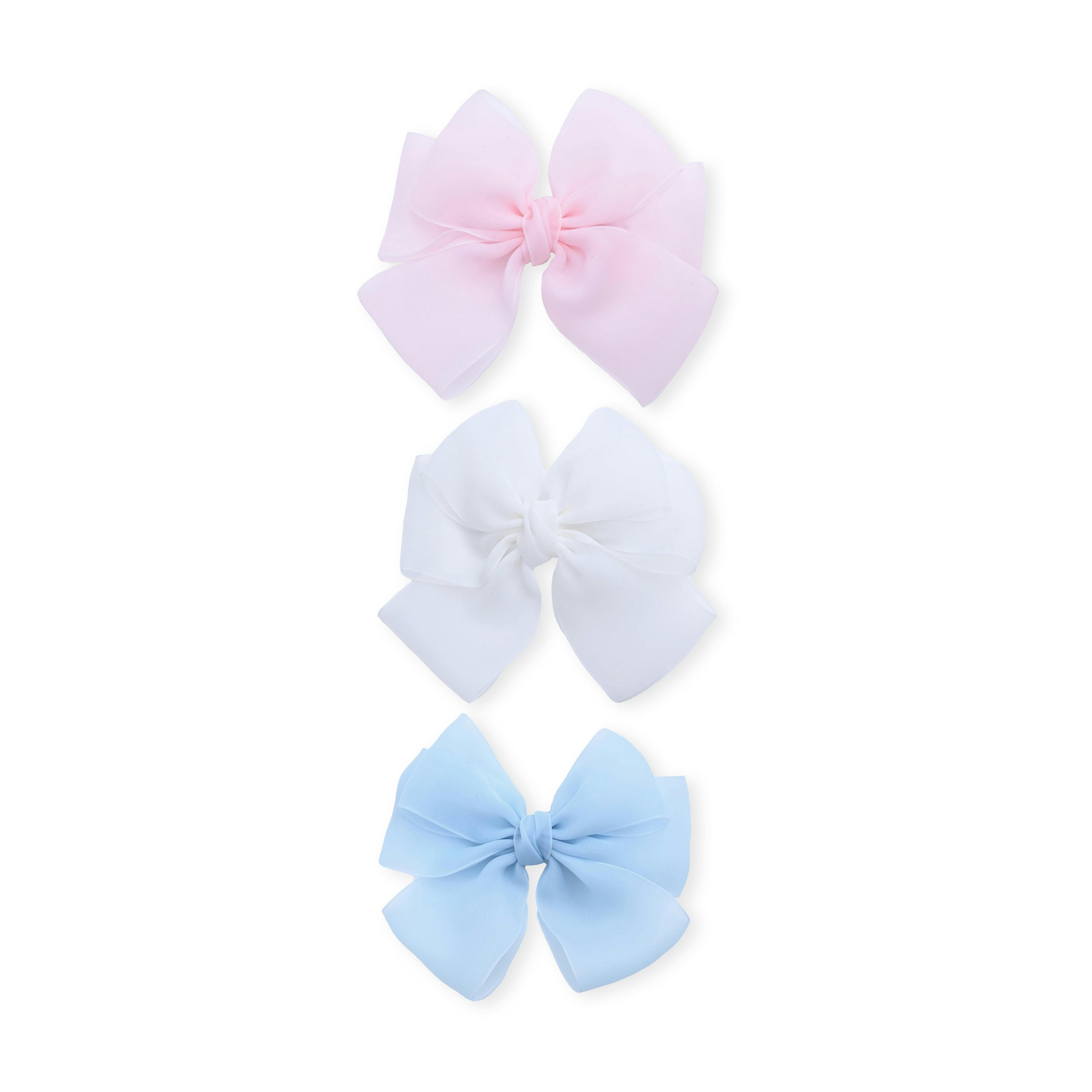 Multicolor Classic Bow Trio Set