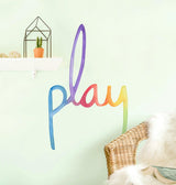 Watercolor Words • Play • Peel-and-Stick Wall Decals