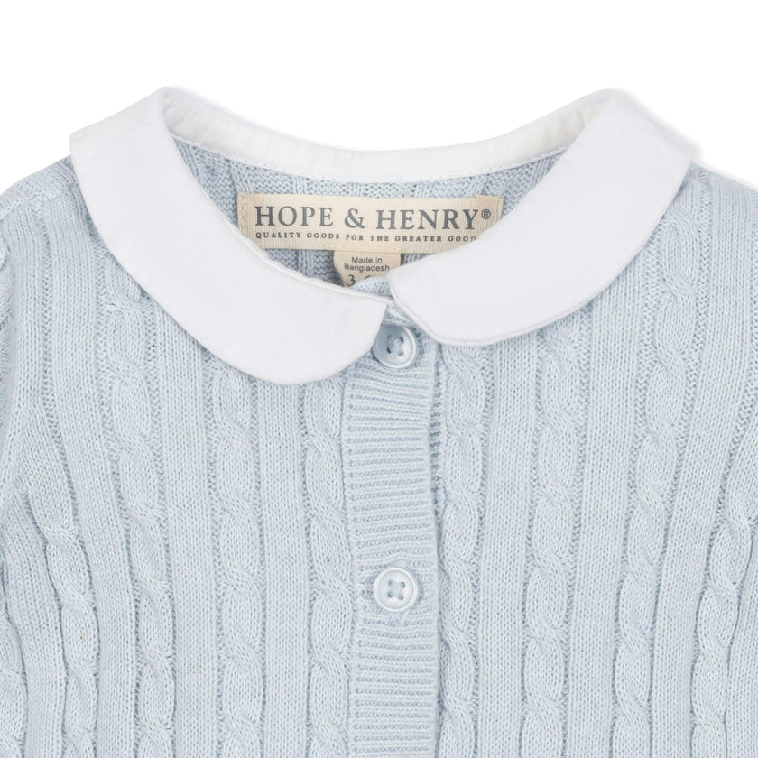 Organic Peter Pan Collar Sweater Romper