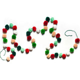 Christmas in the Village Pom Pom Garland