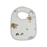 Cotton Muslin Classic Bib 3 Pack - Party Animals
