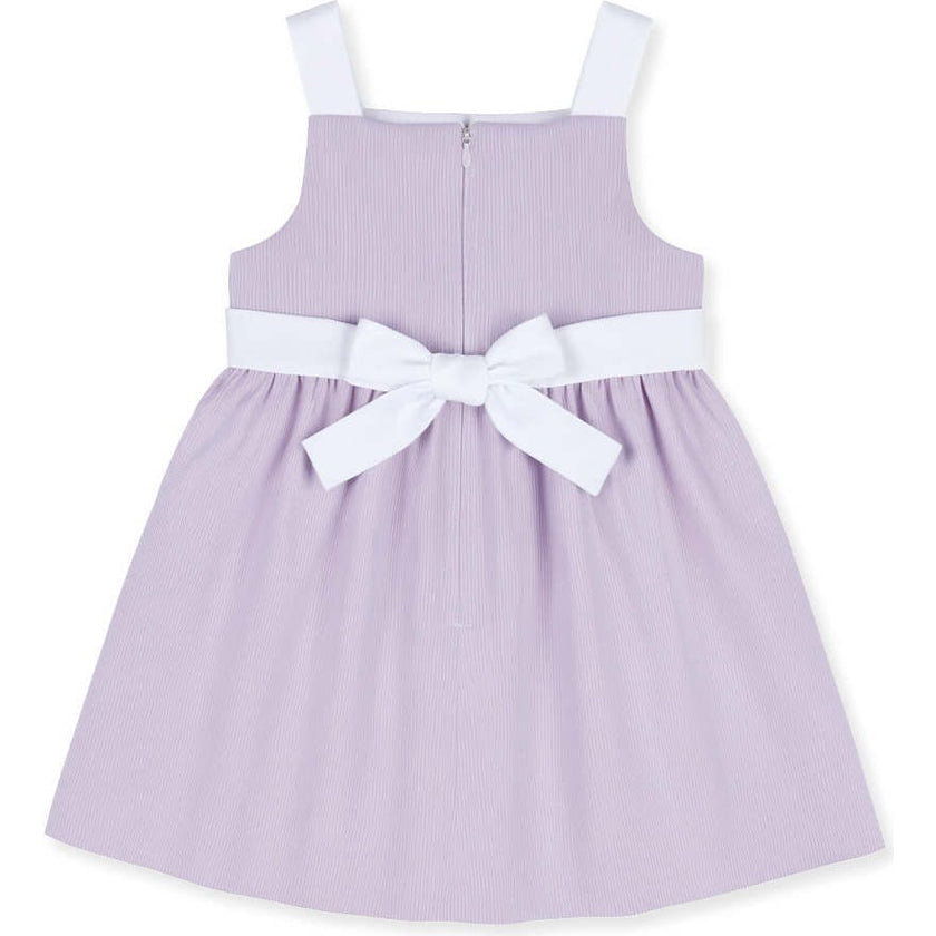Pincord Dress with Flowers
