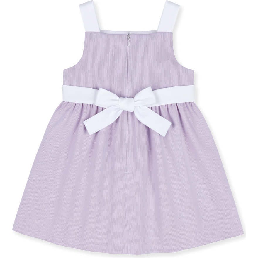 Pincord Dress with Flowers