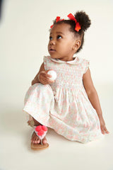 Hand-Smocked Baby Dress Tansy