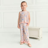 Agatha Ruffled Bow Back Tank Pant Set