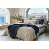 Deep Current Knit Throw
