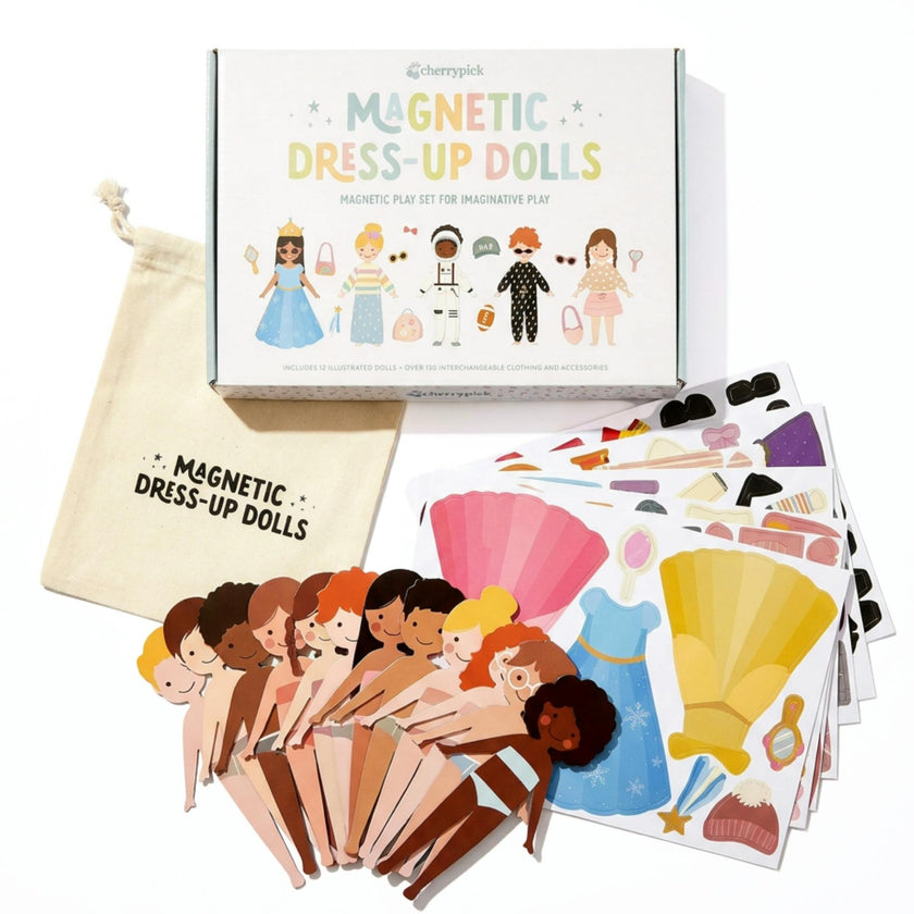 Magnetic Dress-Up Dolls Play Set