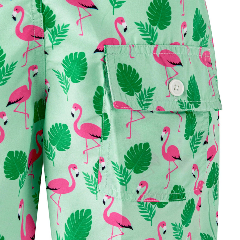 Flamingo Swim Trunks
