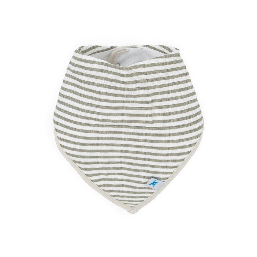 Cotton Muslin + Fleece Bandana Bib 4 Pack - Wallflower