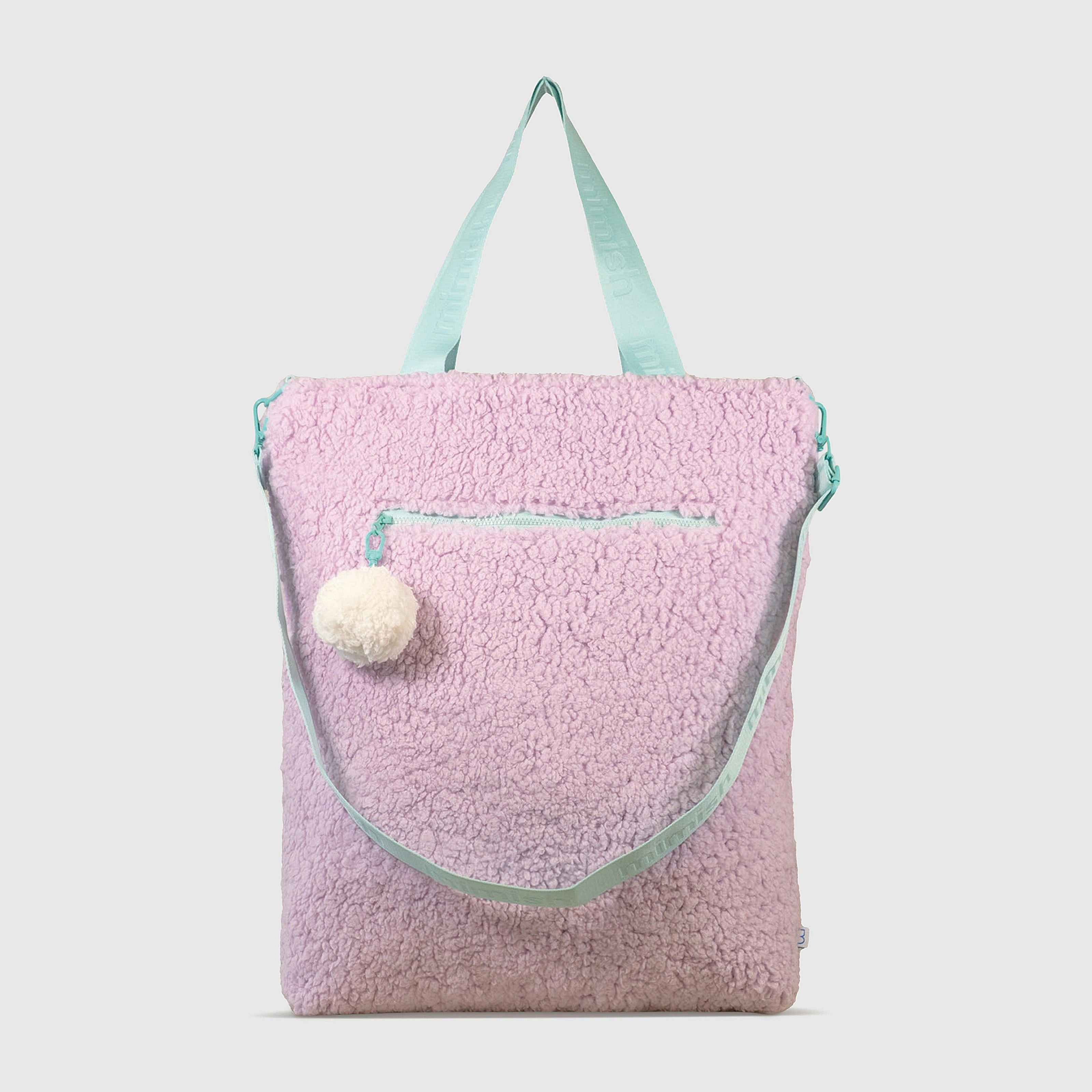 Snuggle Tote XL – The Oversized Sherpa Tote Bag for Sleepovers, Violet Dreams