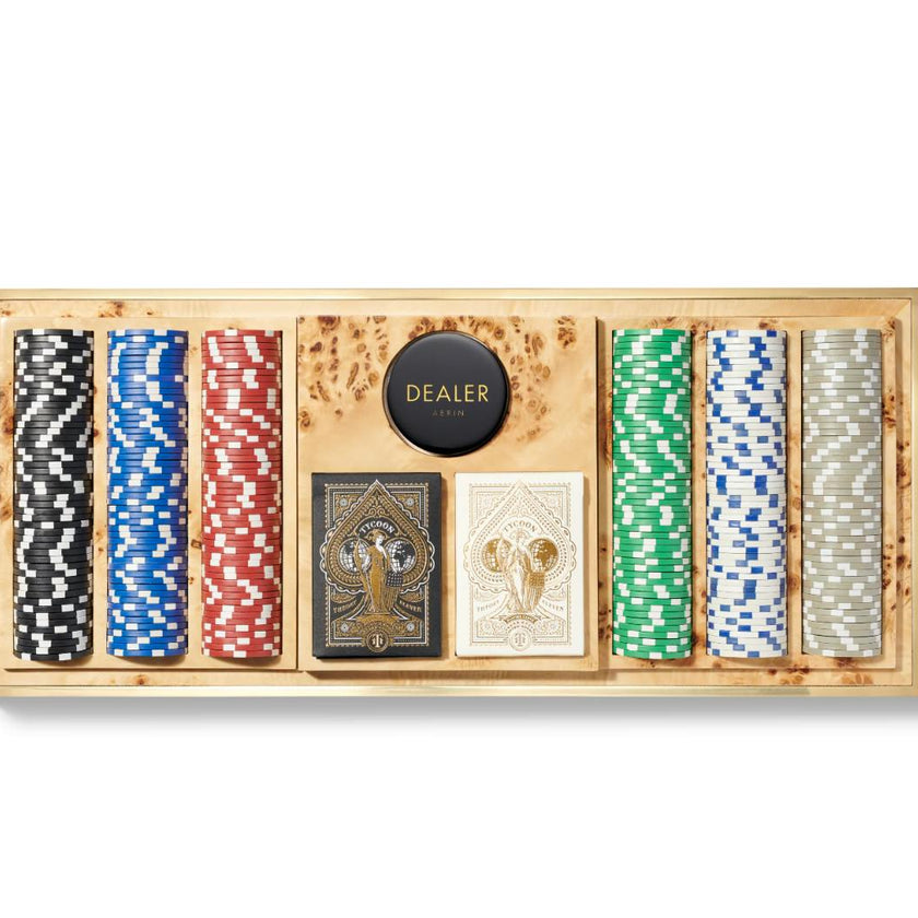 Shagreen Poker Set