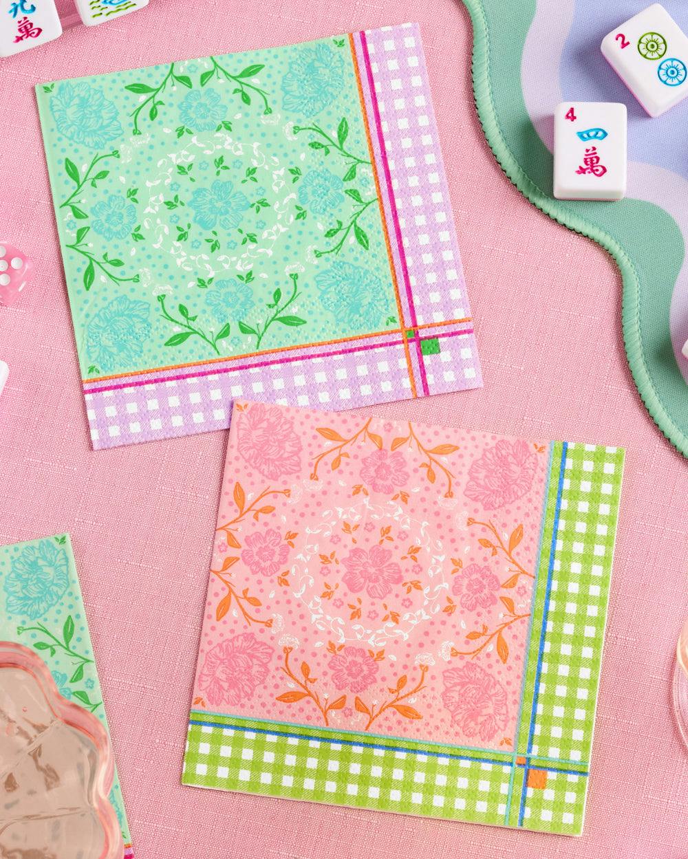 Mahjong Napkins - 24 paper napkins