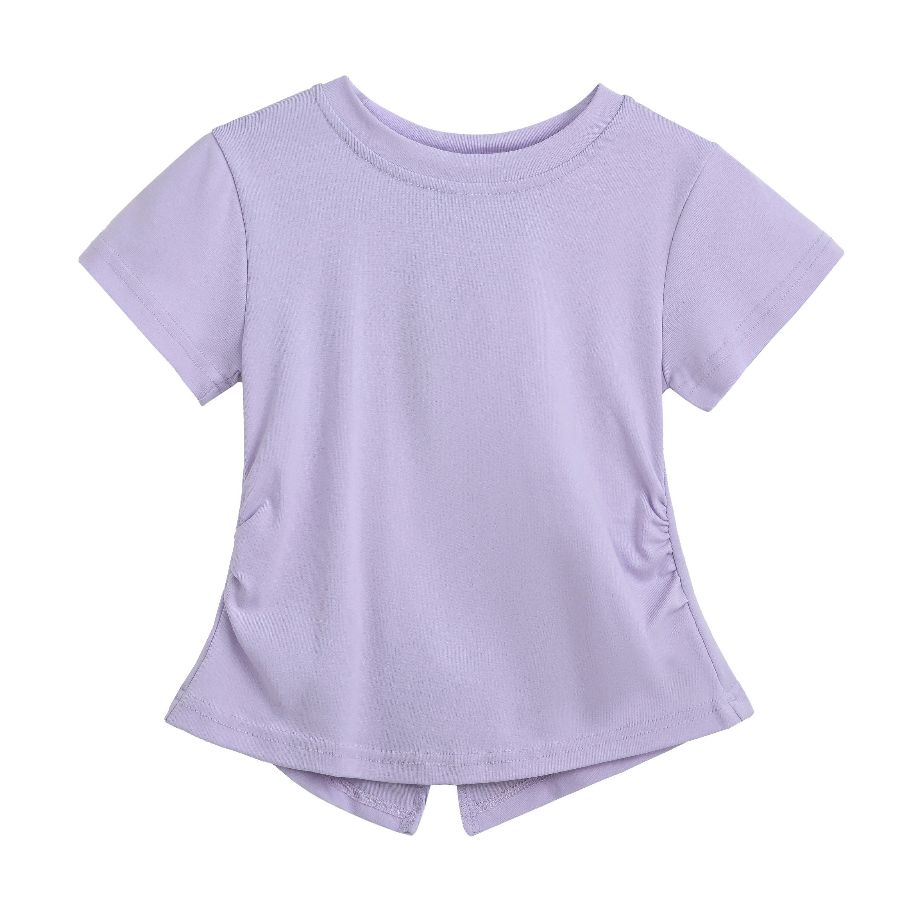 Purple Tee with Bow Back
