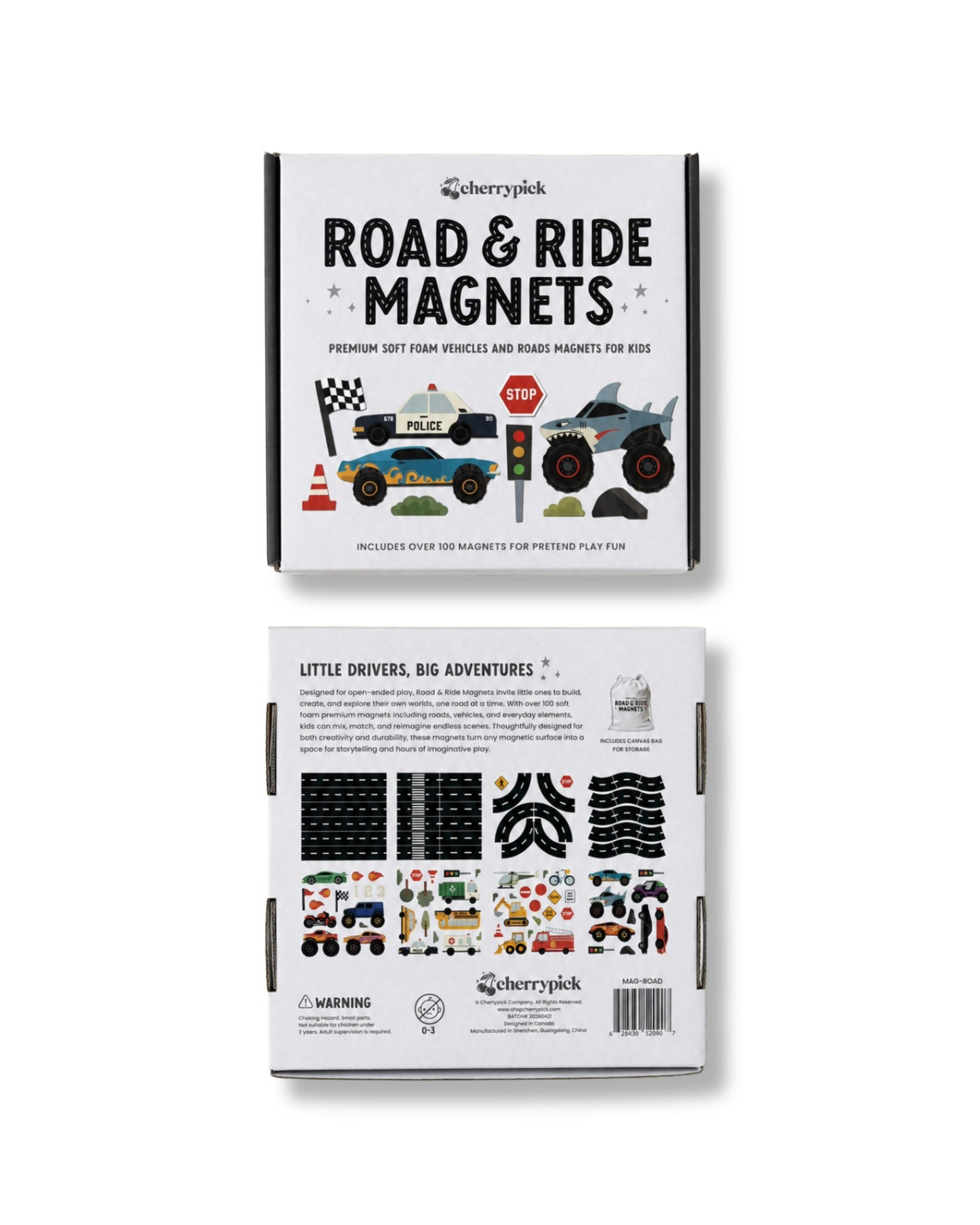 Road & Ride Car Magnets Set (100pc set)