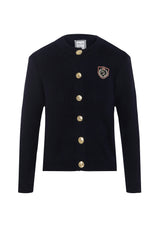 Emblem Knit Cardigan