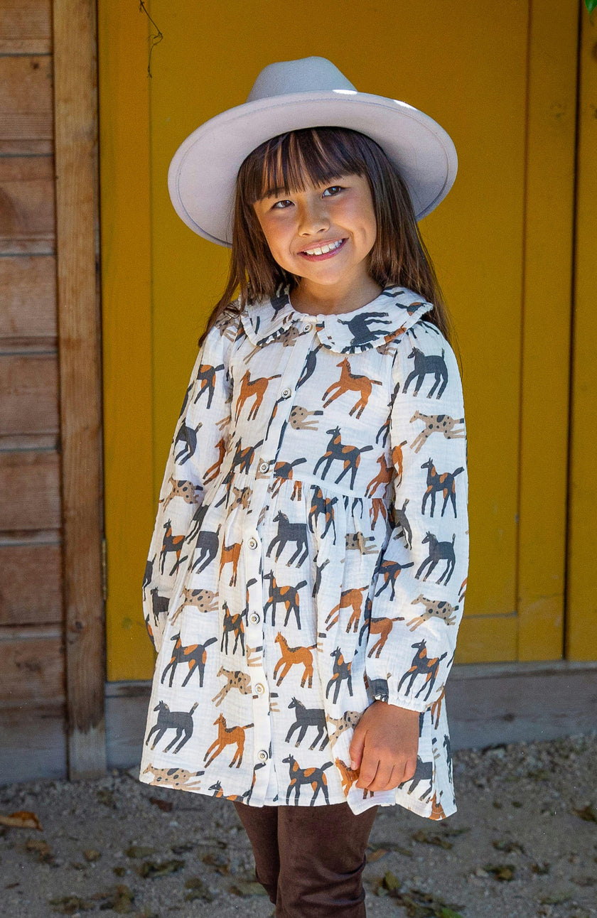 Giddy-Up Dolly Shirt Dress