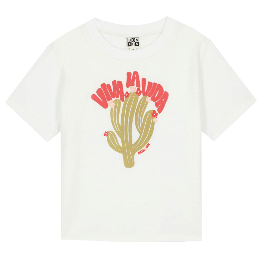 BONTON Tubo Viva T-Shirt - Ecru Bonton