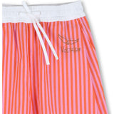 ZADIG & VOLTAIRE Make Art Striped Shorts - Pink Orange