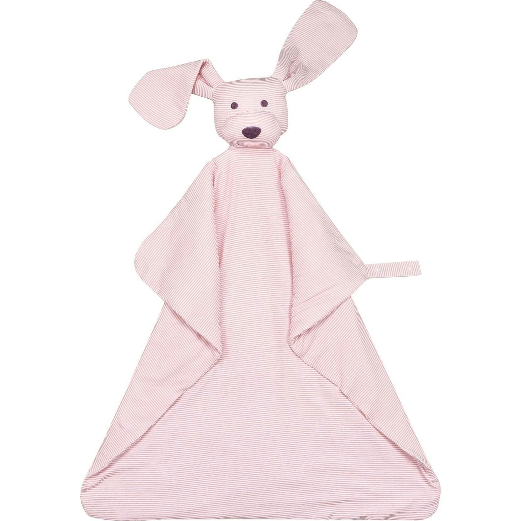 Pink Mini-Stripe Dog Lovey Blanket
