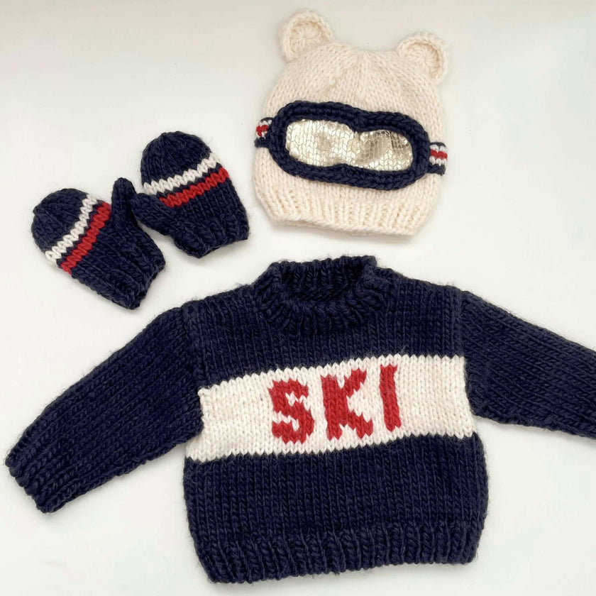 Ski Goggles Beanie - Bear