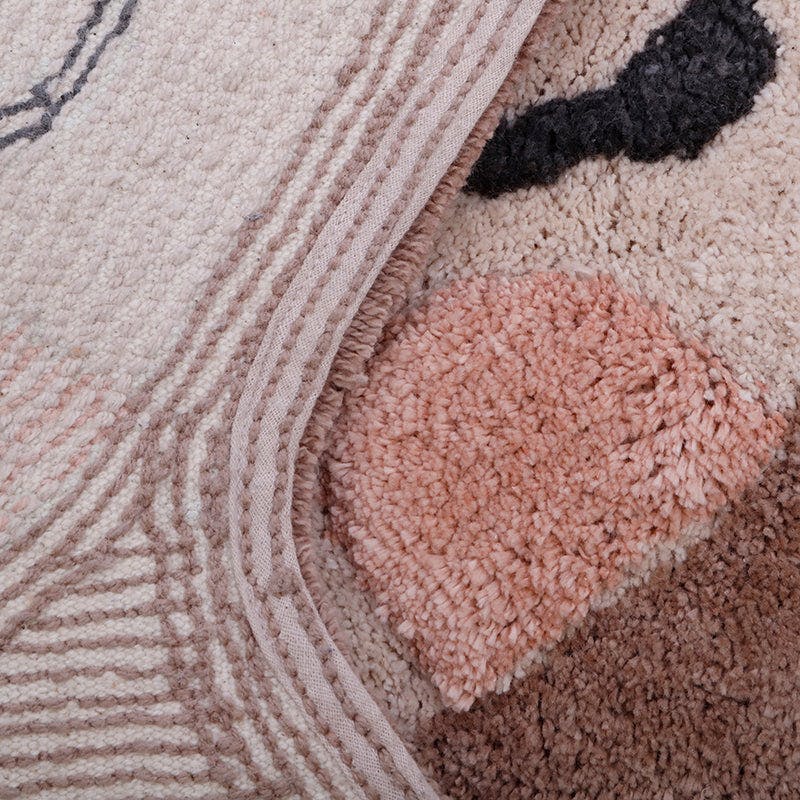 Non-Slip Back Hand-Tufted Rug