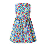 Strawberry Blossom Button-front Dress
