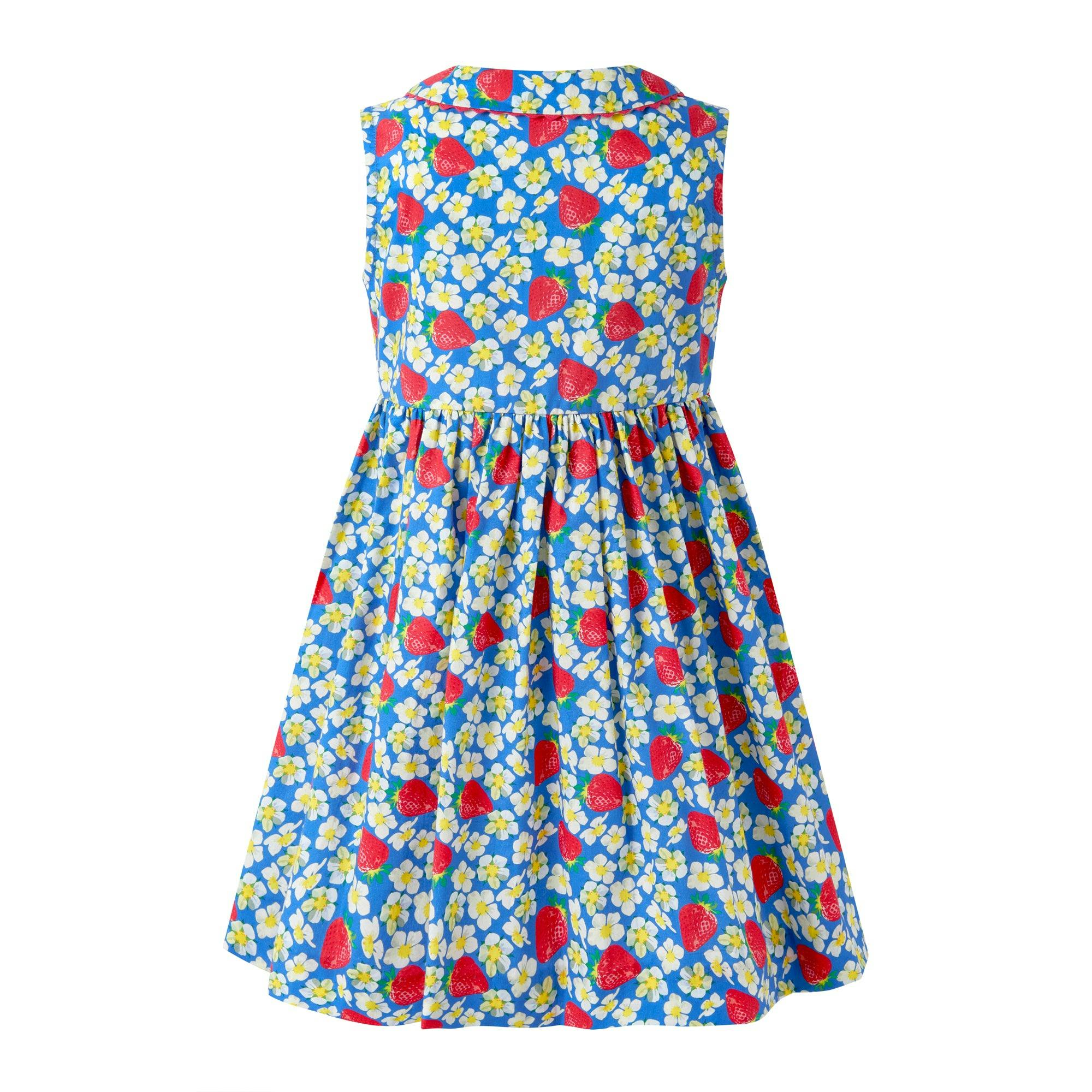 Strawberry Blossom Button-front Dress