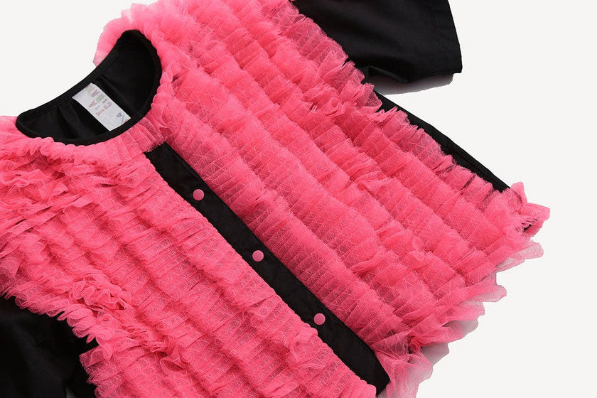 TOULA TIERED RUFFLE BLOUSE