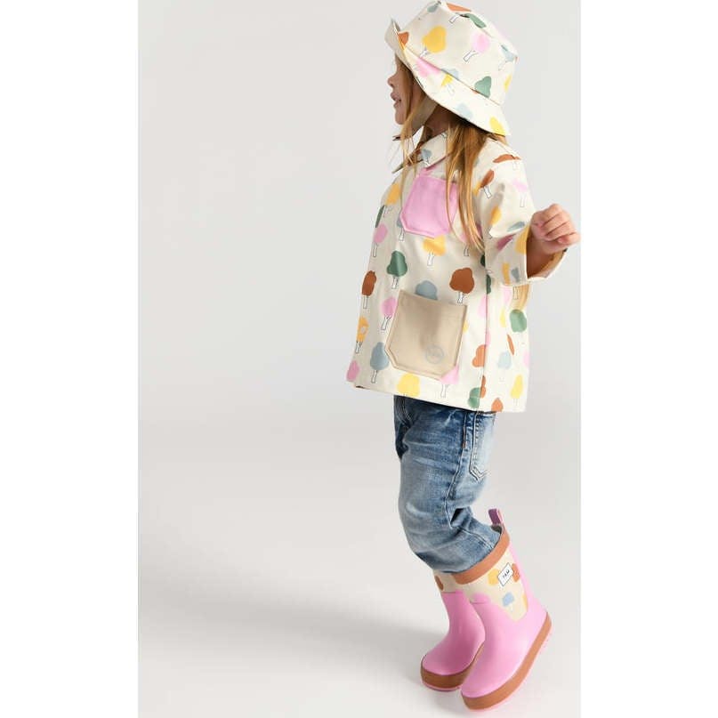 Tree Print Rain Worker Jacket