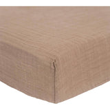 Organic Cotton Muslin Crib Sheet - Driftwood